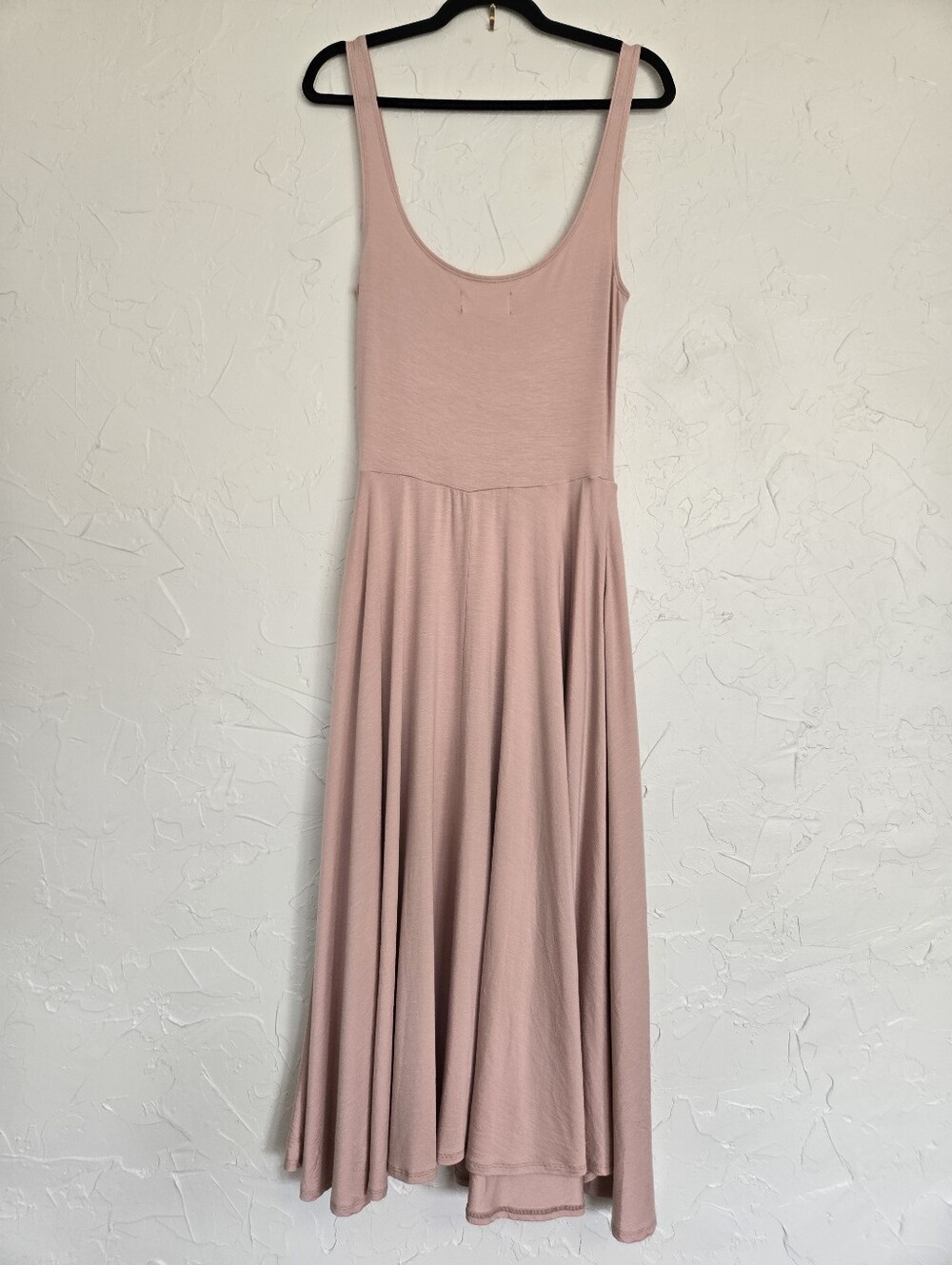 Reformation Blush Scoop Neck Rou Midi Jersey Soft Dress, M - Picture 9 of 13